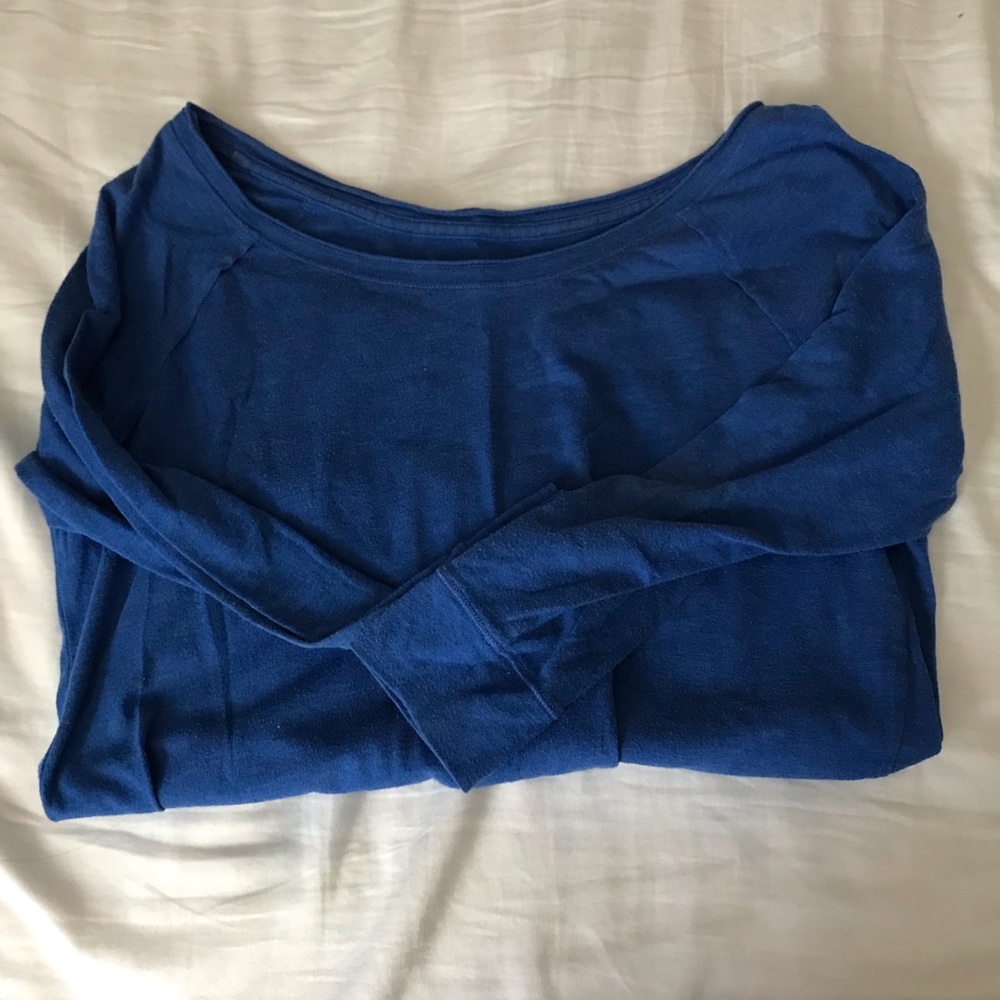 Blue Hollister shirt